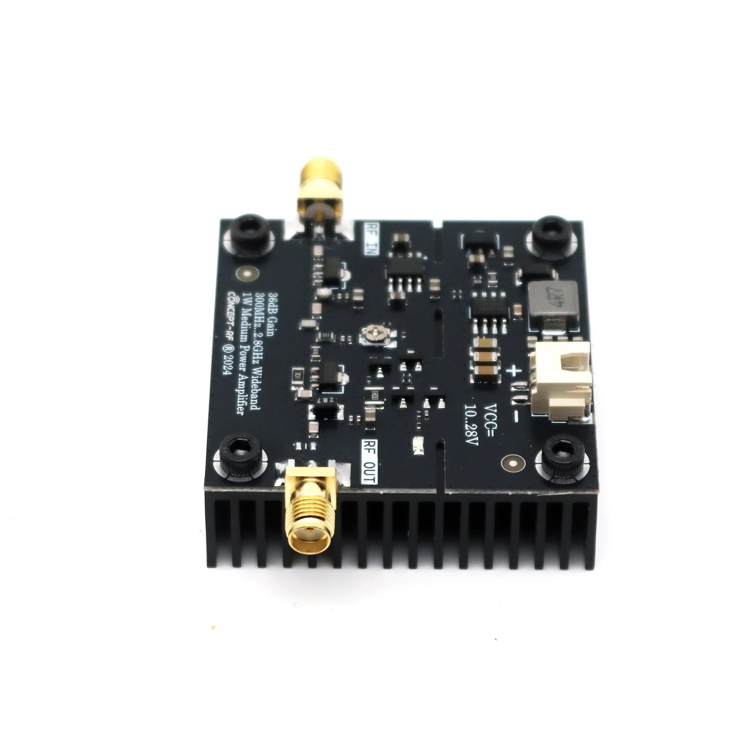 300M 2.8GHz 1W 무선 주파수 전력 증폭기 36dB 드라이브 무선 중파 UHF FM 송신기 무전기 WIFI 2.4Ghz 433Mhz 915Mhz AMP [ZTF113-093]