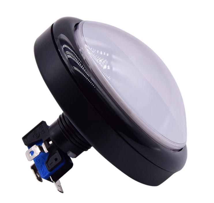 흰색  조명이 켜진 푸시 버튼 스위치 100mm 푸시 버튼 스위치 [ZSE013-004]