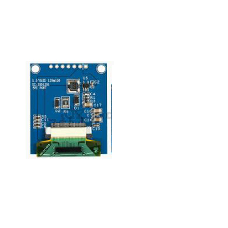새로운 오리지널 1.5 인치 컬러 oled 128x128 디스플레이 컬러 LCD SSD1351(핀헤더 납땜 제품)[ZTI45-004]