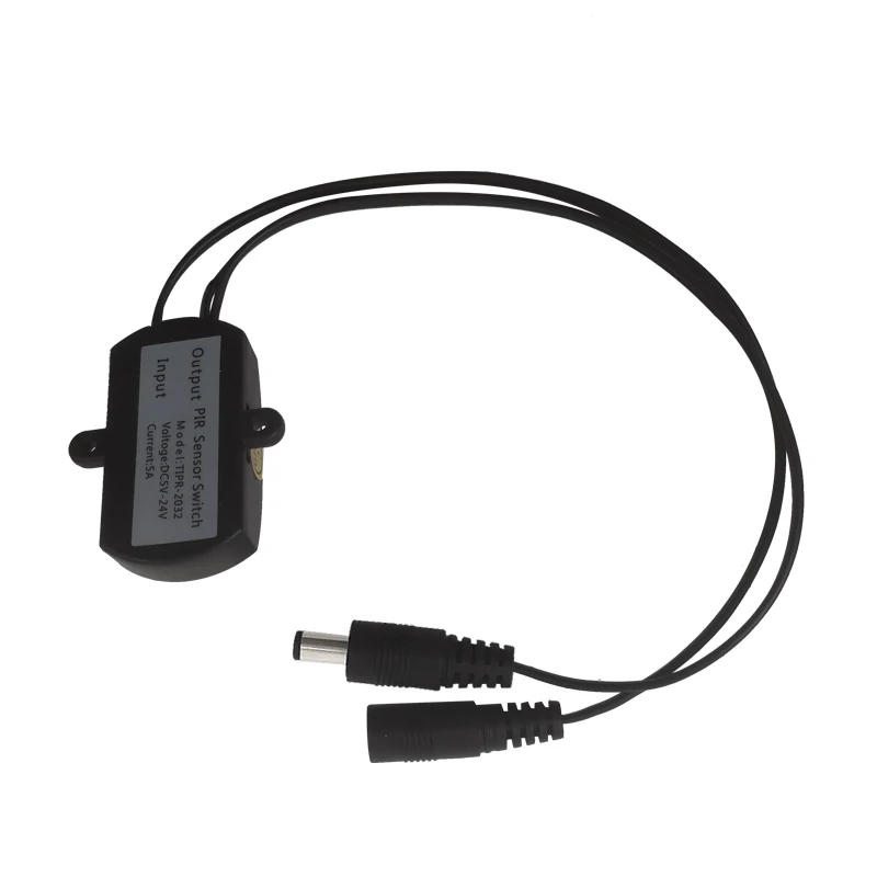 적외선 센서 및 지연 지능형 스위치 포함 저전압 조명, PIR DC 연결 포트, 캐비닛 옷장, 5V, 12V, 24V [ZSF004-001]
