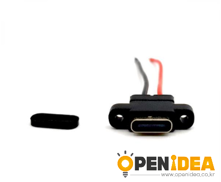 C타입 USB 3.1 방수 DIY 2핀 커넥터 10PCS [ZCB28-001]