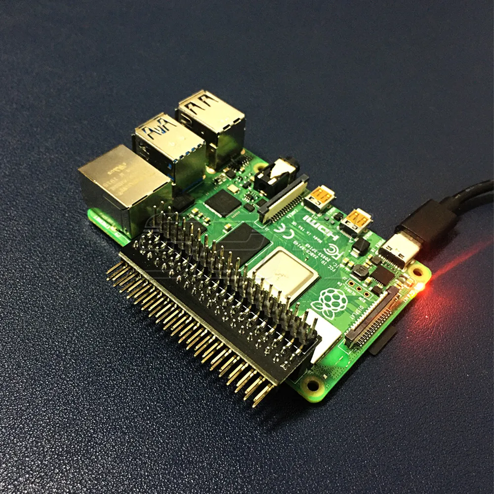 52Pi GPIO 엣지 익스텐션 헤더, 라즈베리 파이 5B 4B 3B+ 3B 제로 W 제로용 40 핀 보드 [52PI-011]