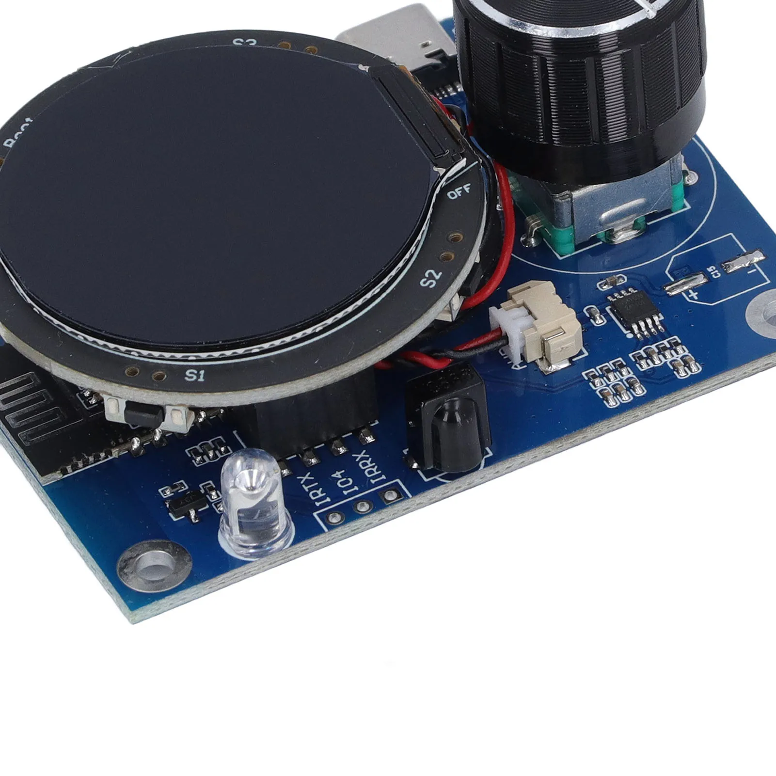 LCD 테스트 보드 ESP32-C3 칩 노브 스크린 평가 개발 보드 회전 인코더 스위치 포함 [ZTI45-005]