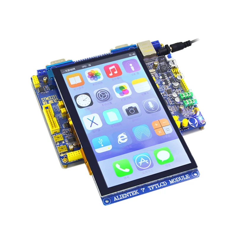 MCU TFT LCD 터치 디스플레이 모듈 아두이노용 정전식 터치 스크린 모니터 800x480 해상도 ESP32 HDMI 7 인치 V2 [ALIENTEK-26]