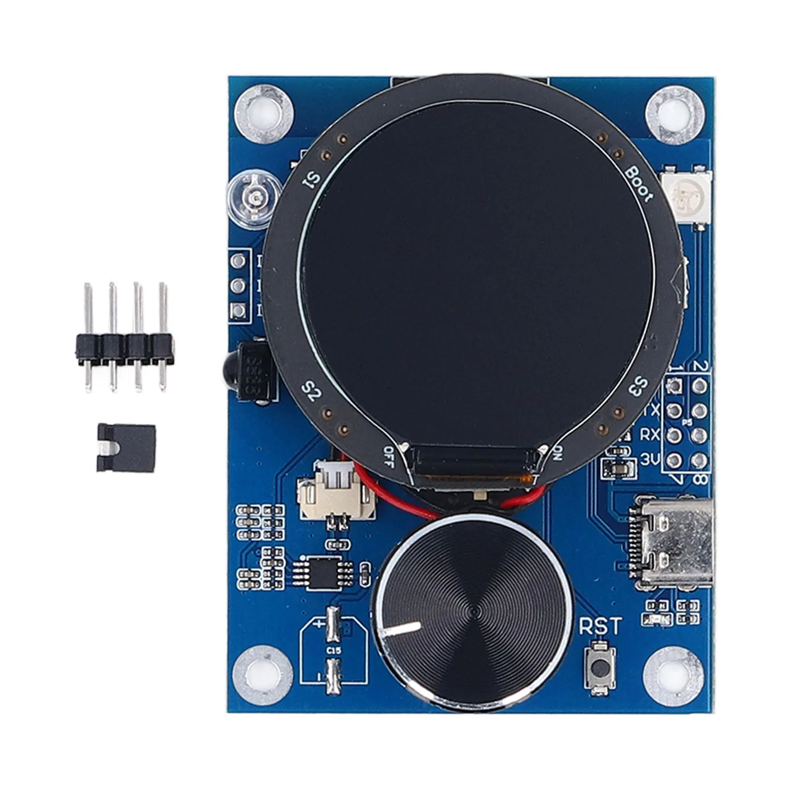 LCD 테스트 보드 ESP32-C3 칩 노브 스크린 평가 개발 보드 회전 인코더 스위치 포함 [ZTI45-005]