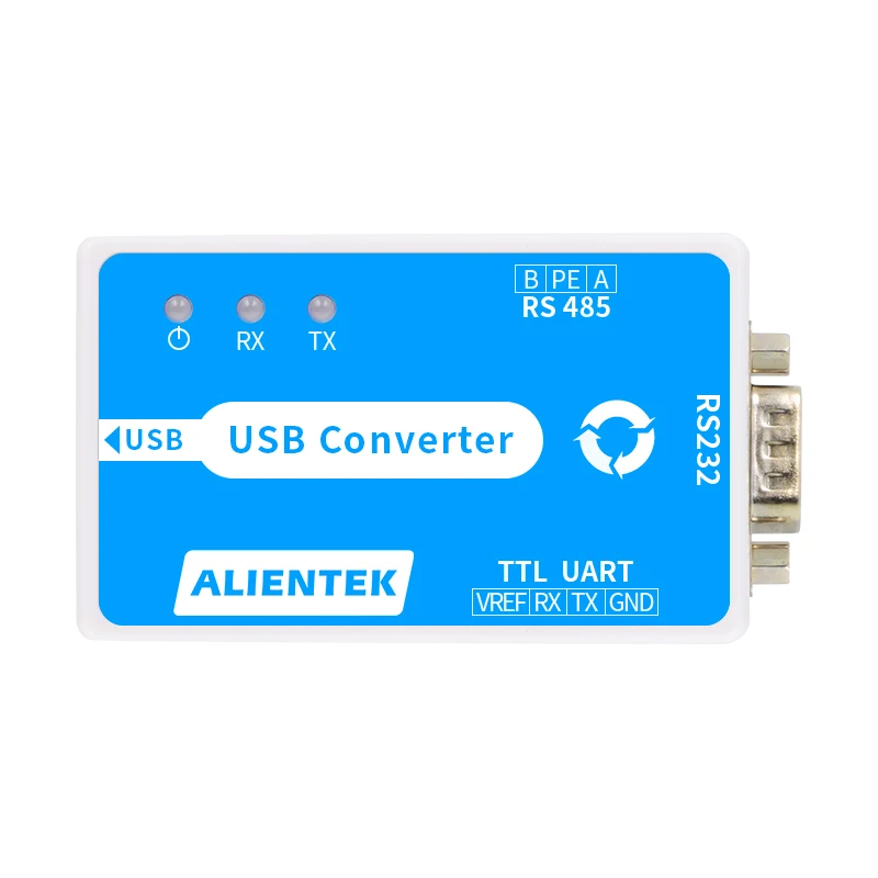 USB-직렬 포트 변환기 3 in 1 USB-RS232-RS485-TTL-232 485 TTL 통신 모듈 직렬 케이블 [ALIENTEK-21]