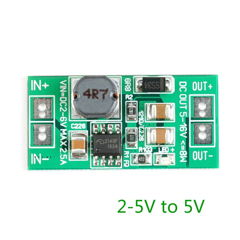 8W 저압 고출력 승압 안정화 모듈 5V리터 12V DC-DC [ZTA179-009]