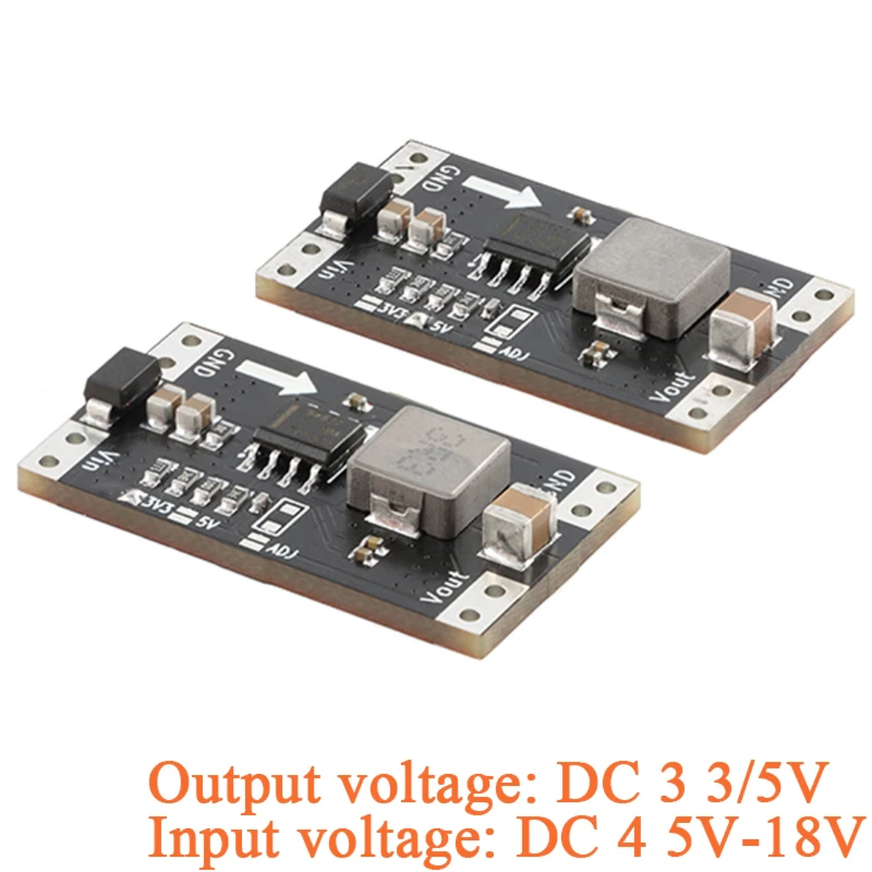 TPS54627 5A 스텝 다운 벅 전원 공급 장치 모듈 보드 DC-DC 12V 9V~3.3V 5V ADJ 출력 입력 전압 DC 4.5V-18V [ZTA179-006]
