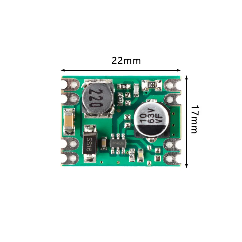 DC-DC 강압 전원 모듈 (6V-55V 입력→3.3V 출력) 600mA 정전압 컨버터 [ZTA179-024]
