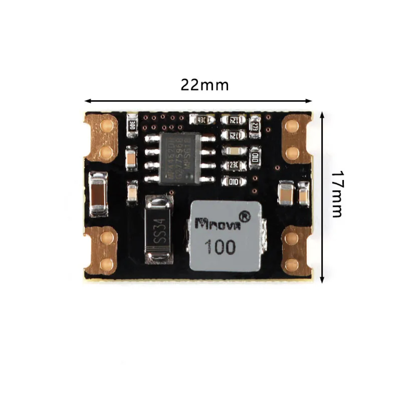 미니 DC-DC 스텝 다운 벅 컨버터 보드 10V~36V 입력~ 3.3V 5V 12V 3A 8W 고전력 공급 장치 PCB AJ39 [ZTA179-014]