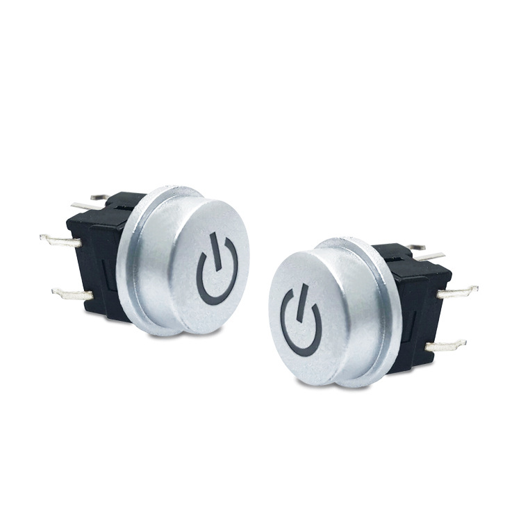 8x8 라이트버튼 TS-LS-001B-C19 스트레이트식 6각 리셋 버튼 LED 라이트 택트 스위치 10PCS [ZSE013-012]