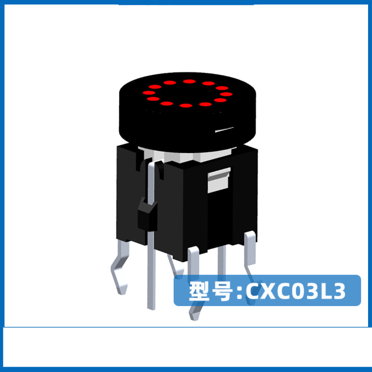 춘흥 6x6 램프 버튼 CXC03L3 스트레이트 6발 셀프 리셋 버튼 LED 램프 터치 스위치 10PCS [ZSE013-011]