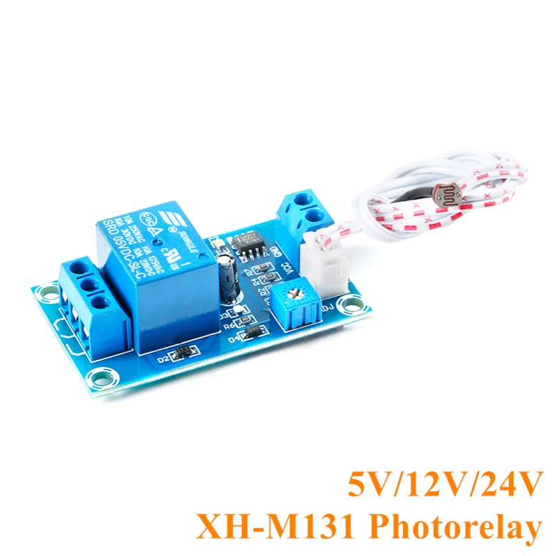 XH-M131 광감지 센서 모듈 (자동 밝기 제어) 5V 광제어 릴레이 스위치 [ZTJ68-001]