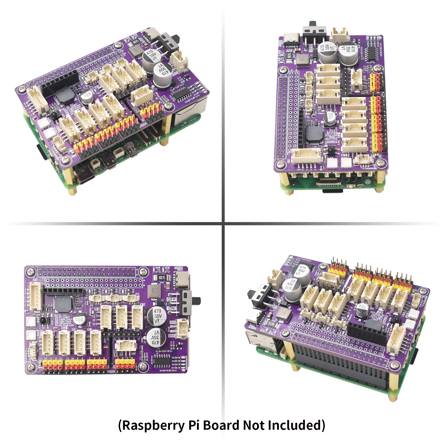ADM133-V3.1 Raspberry Pi용 Adeept 로봇 모자  Raspberry Pi 5/4B/3B/3B+용 확장 보드  PDF 튜토리얼이 포함된 스마트 로봇 자동차 드라이버 [Adeept-038]