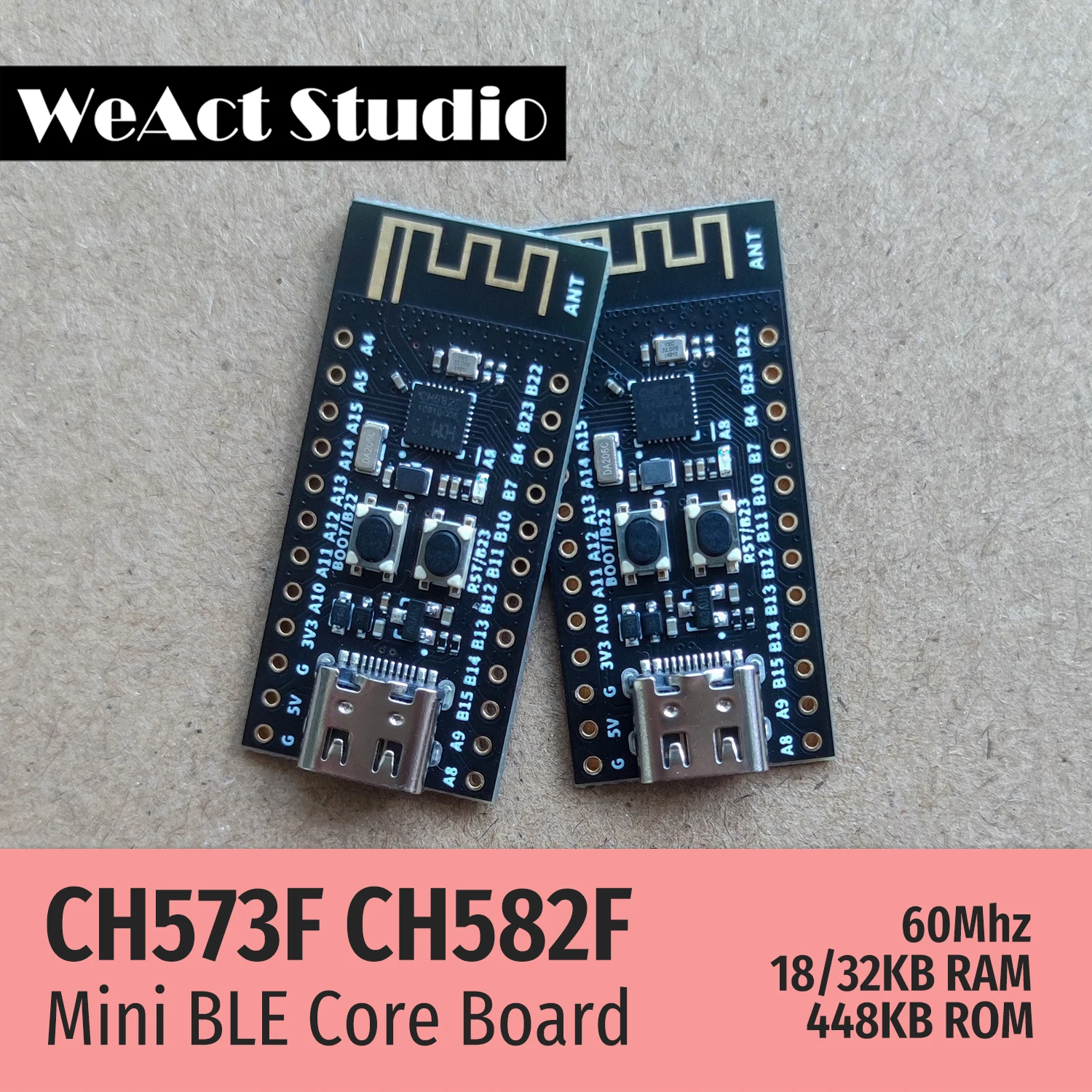 CH573F CH582F 코어 보드 WCH BLE 4.2 5.0 RISC-V [WeAct-Studio-059]