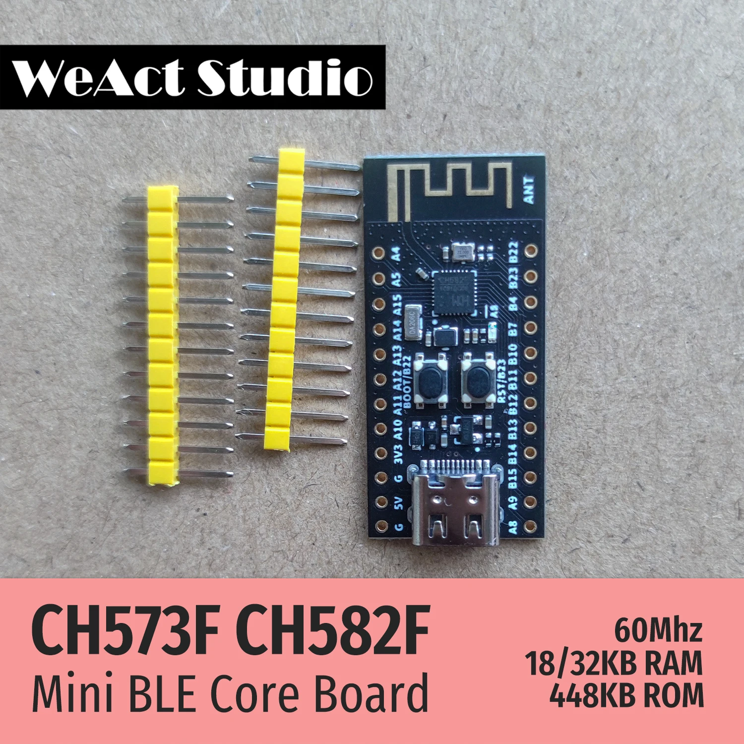 CH573F CH582F 코어 보드 WCH BLE 4.2 5.0 RISC-V [WeAct-Studio-059]