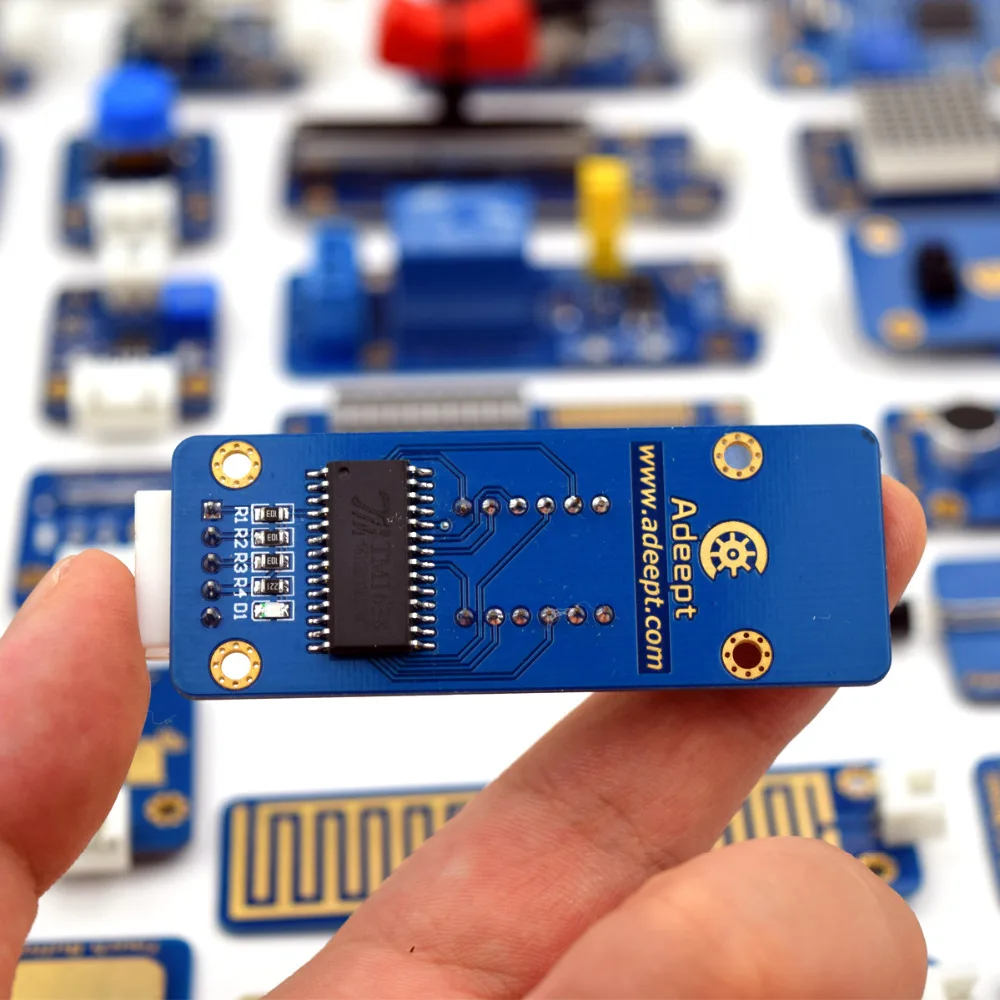 ADA016 42 모듈 Arduino UNO R3 Mega2560 Nano용 최고의 센서 키트 가이드북이 포함된 Arduino용 센서 스타터 키트(PDF) [Adeept-031]
