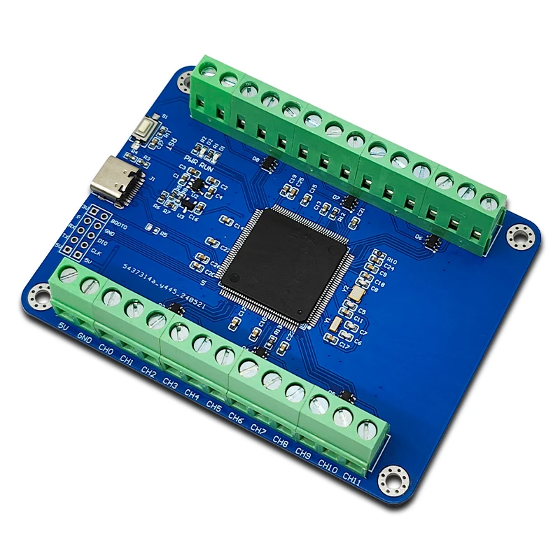 STM32F407ZET6 24채널 12비트 AD 샘플링 모듈 (데이터 수집 Type-C 인터페이스) [LCTECH-44]