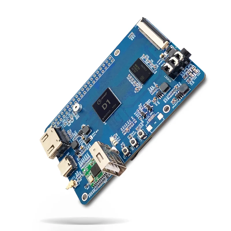 LCPI 전지(Allwinner) D1 개발보드-64비트 RISC-V 리눅스 SBC (Tina Debian 지원) [LCTECH-22]