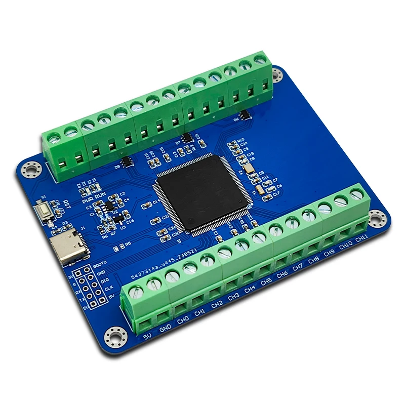 STM32F407ZET6 24채널 12비트 AD 샘플링 모듈 (데이터 수집 Type-C 인터페이스) [LCTECH-44]