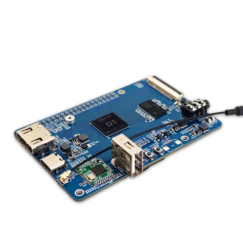 LCPI 전지(Allwinner) D1 개발보드-64비트 RISC-V 리눅스 SBC (Tina Debian 지원) [LCTECH-22]