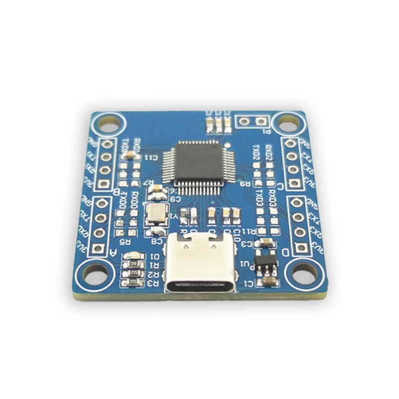 CH9344 USB-4채널 TTL 변환기 (4포트 USB-UART 다운로더)-직렬 통신 트랜시버 [LCTECH-13]