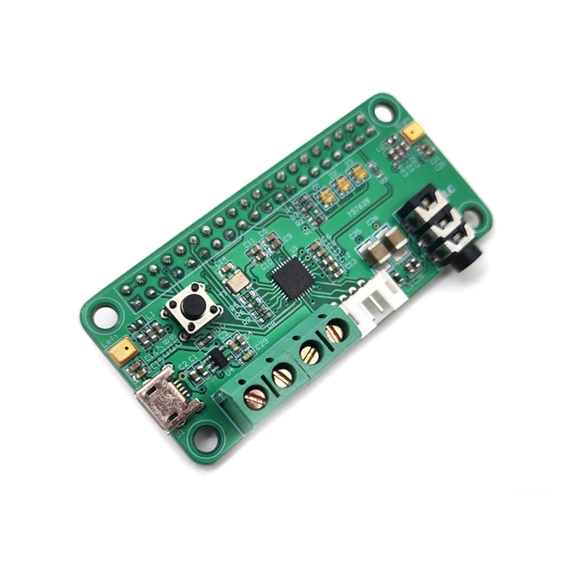 라즈베리 파이 WM8960 오디오 디코더 모듈 (AI 음성 인식 지원)-듀얼 마이크 스마트 스피커 DIY 키트 [LCTECH-19]