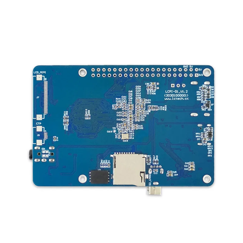 LCPI 전지(Allwinner) D1 개발보드-64비트 RISC-V 리눅스 SBC (Tina Debian 지원) [LCTECH-22]