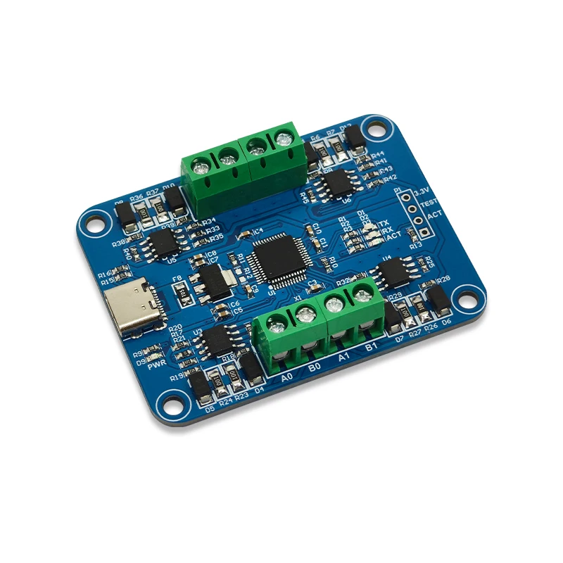 CH9344 USB-4채널 TTL 변환기 (4포트 USB-UART 다운로더)-직렬 통신 트랜시버 [LCTECH-11]