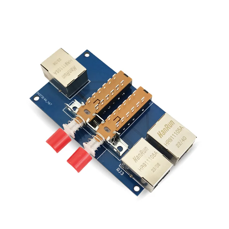 이더넷 스위처 2포트 (RJ45)-내부 외부 네트워크 전환기 (2입력 1출력 LAN 분배기) [LCTECH-28]
