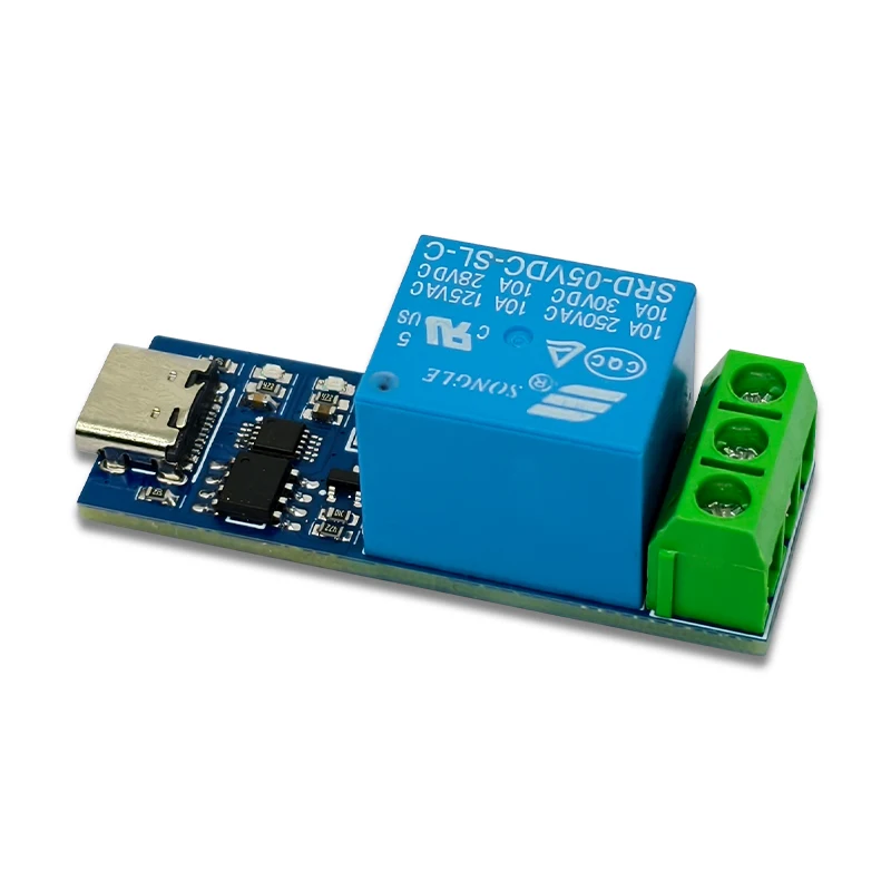 TYPE-C 버전 LCUS-1형 DC USB 릴레이 모듈 (PC 직렬 포트 제어 스위치) [LCTECH-29]
