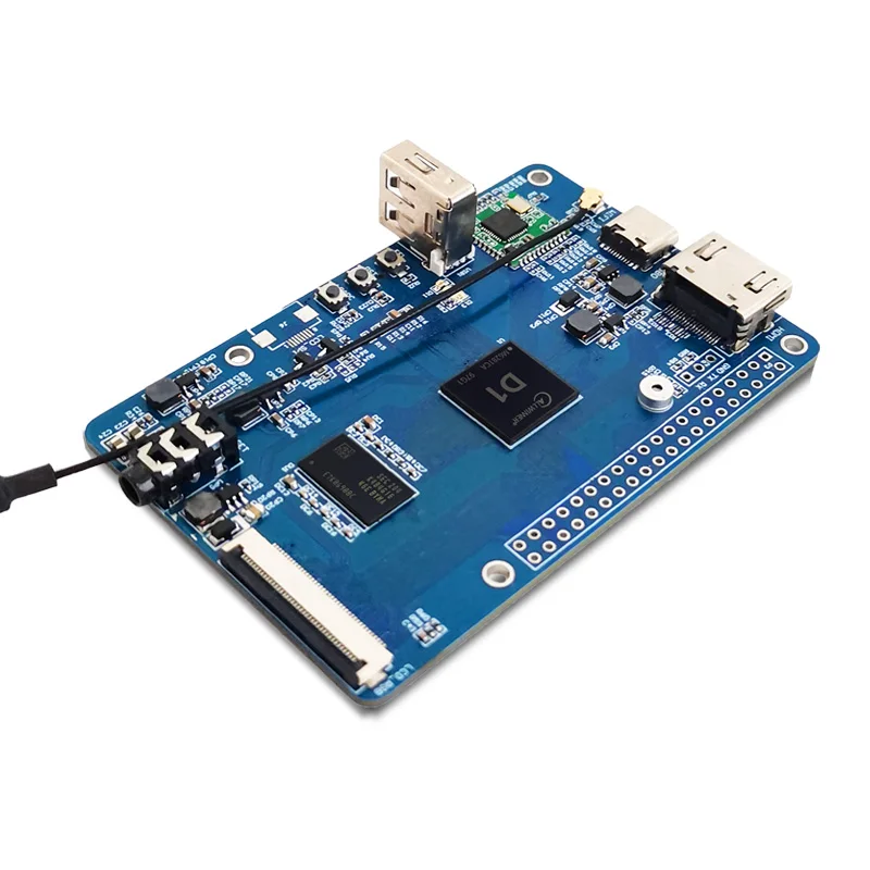 LCPI 전지(Allwinner) D1 개발보드-64비트 RISC-V 리눅스 SBC (Tina Debian 지원) [LCTECH-22]
