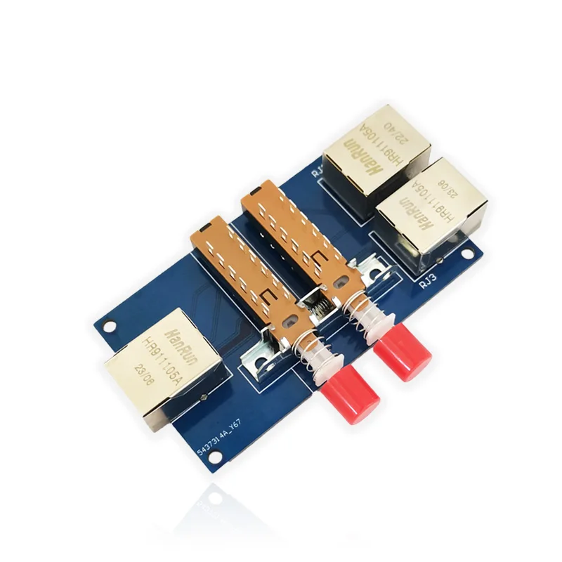이더넷 스위처 2포트 (RJ45)-내부 외부 네트워크 전환기 (2입력 1출력 LAN 분배기) [LCTECH-28]