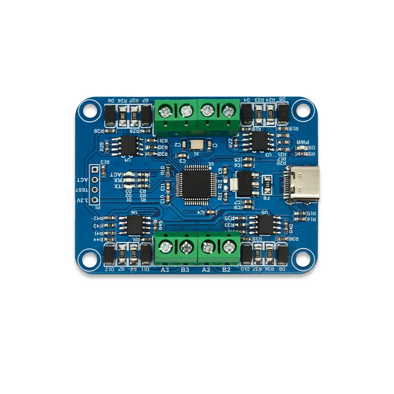 CH9344 USB-4채널 TTL 변환기 (4포트 USB-UART 다운로더)-직렬 통신 트랜시버 [LCTECH-11]