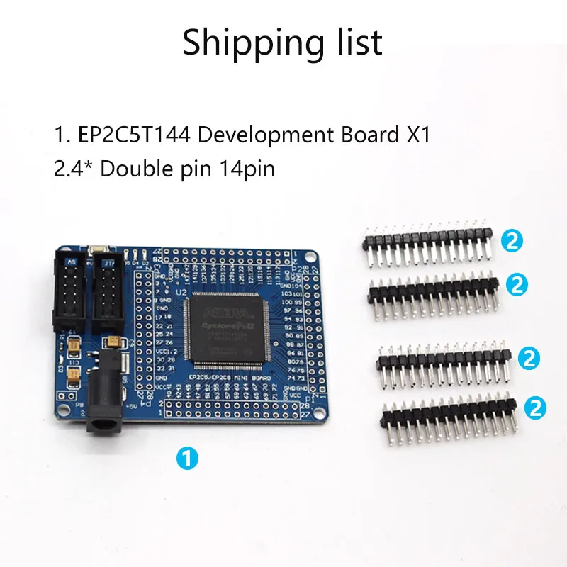 ALTERA FPGA CycloneII EP2C5T144 학습용 개발 보드 [LCTECH-50]