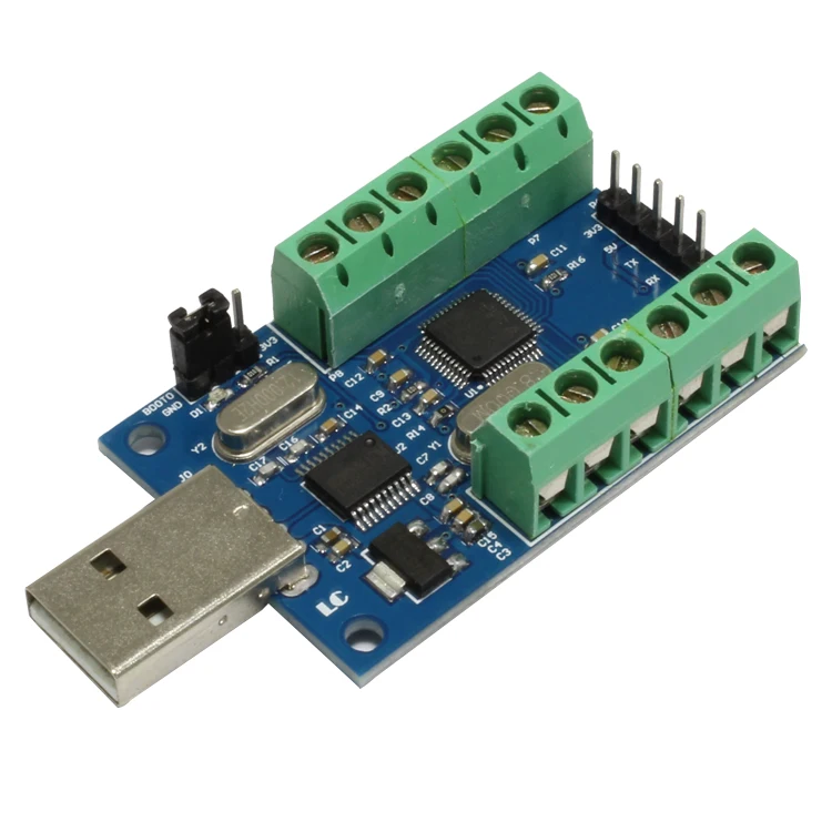 USB 인터페이스 10 채널 12 비트 ADC 데이터 수집 STM32 [LCTECH-58]