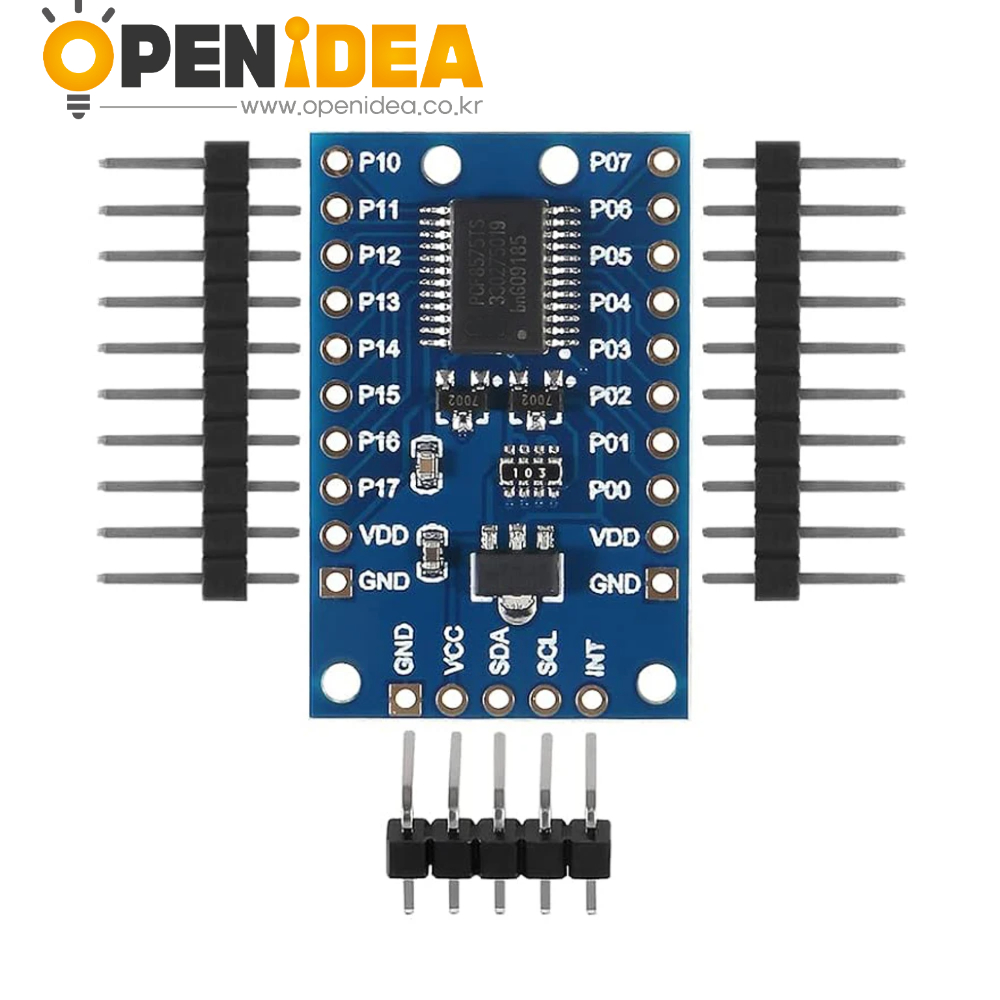 PCF8575 I2C IO 확장 모듈-16채널 GPIO 제어 보드 [ZTX101-007]