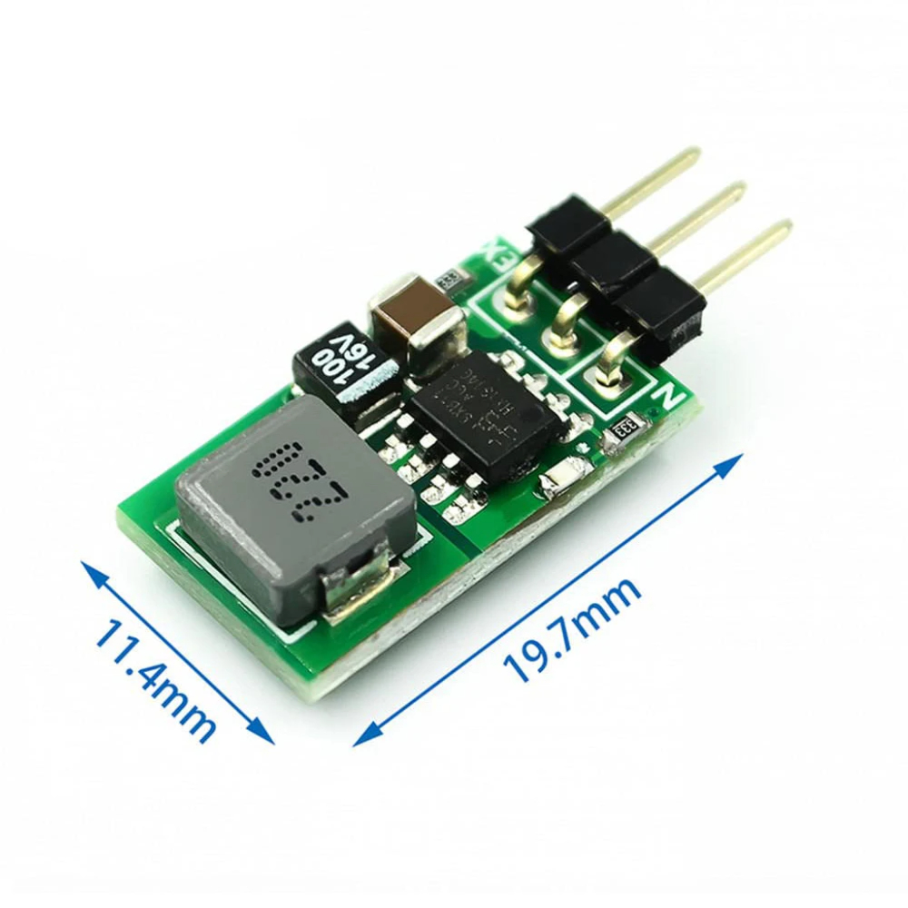 LM7805 대체용 5.5~32V 입력 5V 1A 초소형 3단자 레귤레이터 (고효율 저발열) [ZTX101-006]