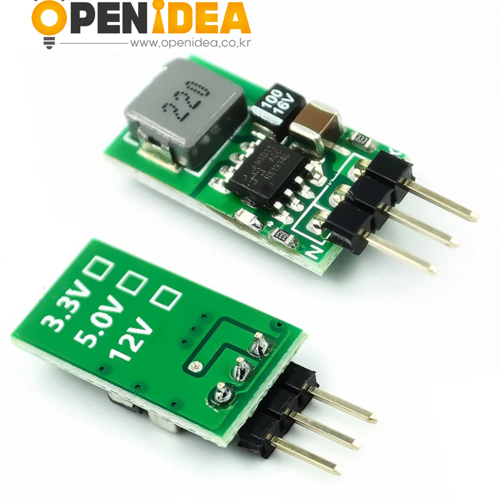 LM7805 대체용 5.5~32V 입력 5V 1A 초소형 3단자 레귤레이터 (고효율 저발열) [ZTX101-006]