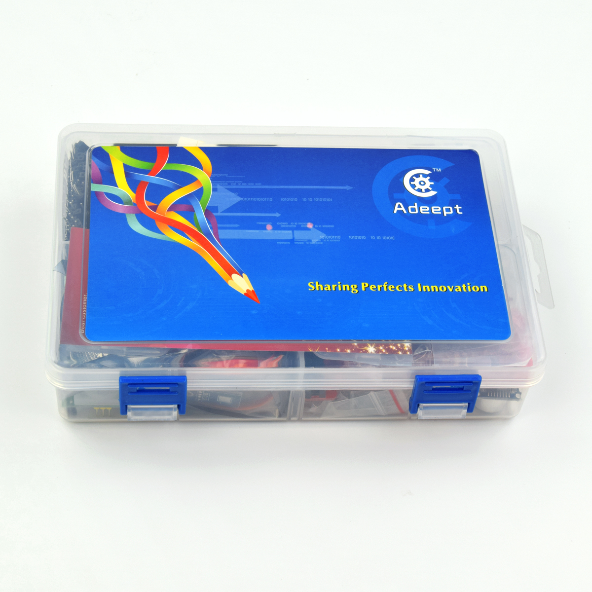 ADA006 아두이노 UNO R3 RFID 스타터 키트 : 기초부터 활용까지 (서보 모터 RC522 RFID 모듈 PS2 조이스틱 포함)  가이드북 제공 [Adeept-033]