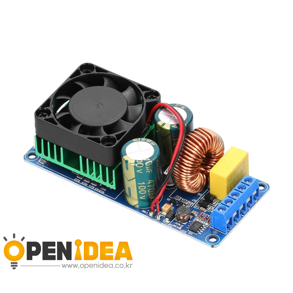 代替IRS2092S 大功率500W D类HIFI数字功放板成品单声道 超LM3886 [ZTP50-008]