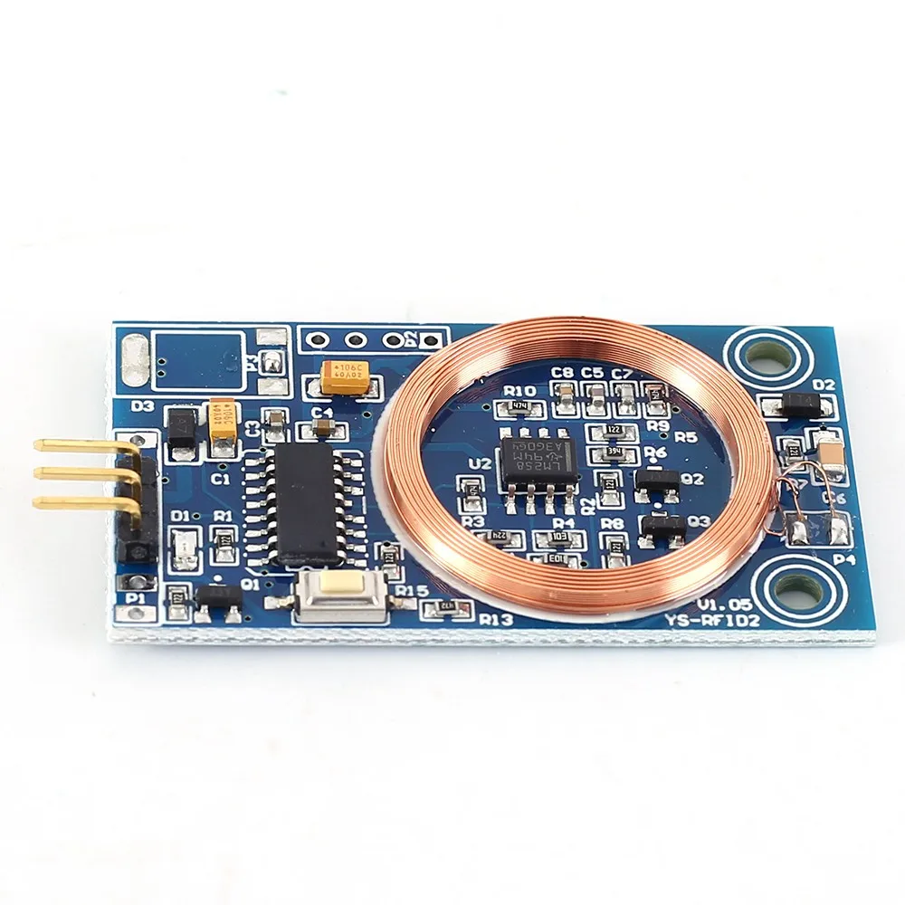 ID 카드 디코더 모듈 (DIY 개조용)-125KHz RF 주파수 UART 시리얼 RFID 리더기 출입통제용 카드 리더 12V 전원 [ZTJ68-013]