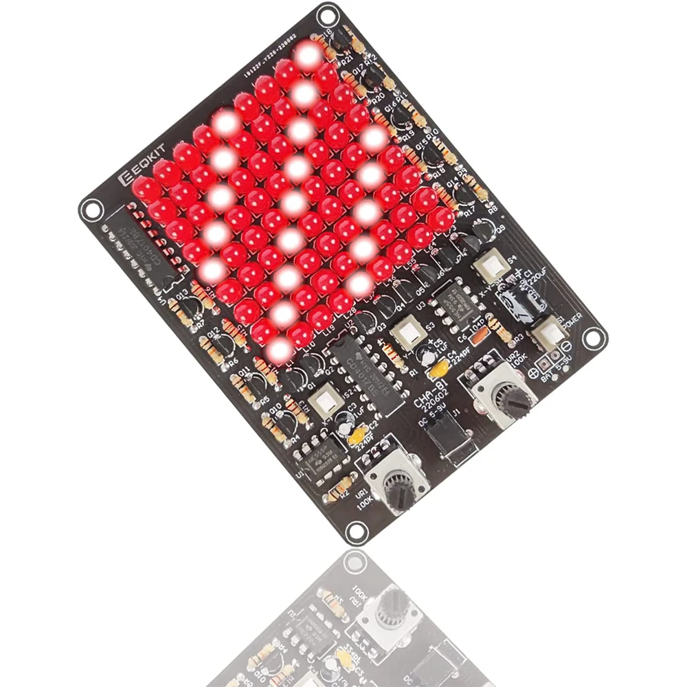 DIY LED 전자 키트 CHA-81 DC4.5-9V LED 추적등 게임 납땜 프로젝트 연습 추적 스팟 USB 배터리 전원 공급 장치 [DIY-337]