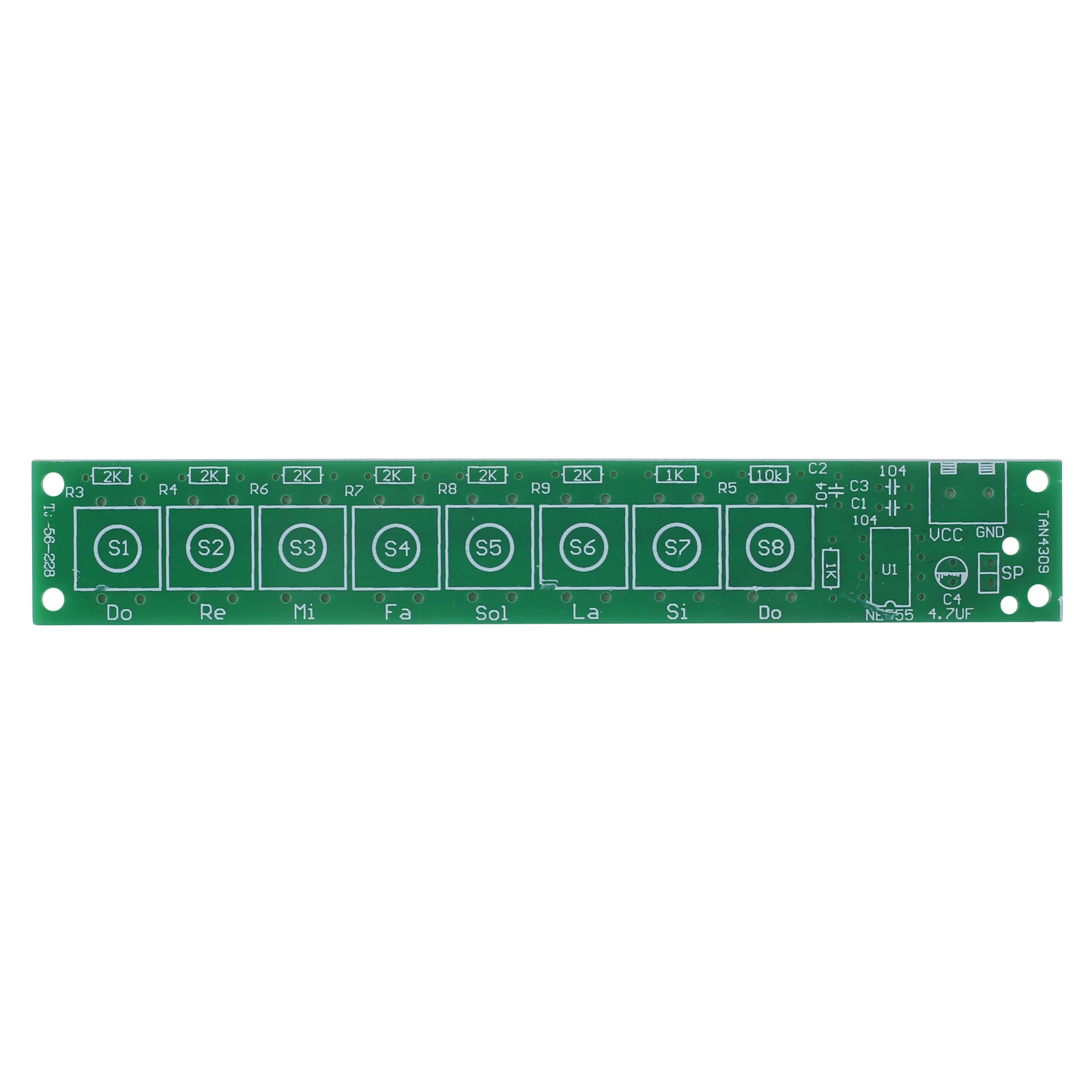 DIY 전자 키트 NE555 오르간 음악 재생 모듈 아날로그 회로 부품 납땜 프로젝트 연습 세트 [DIY-342]