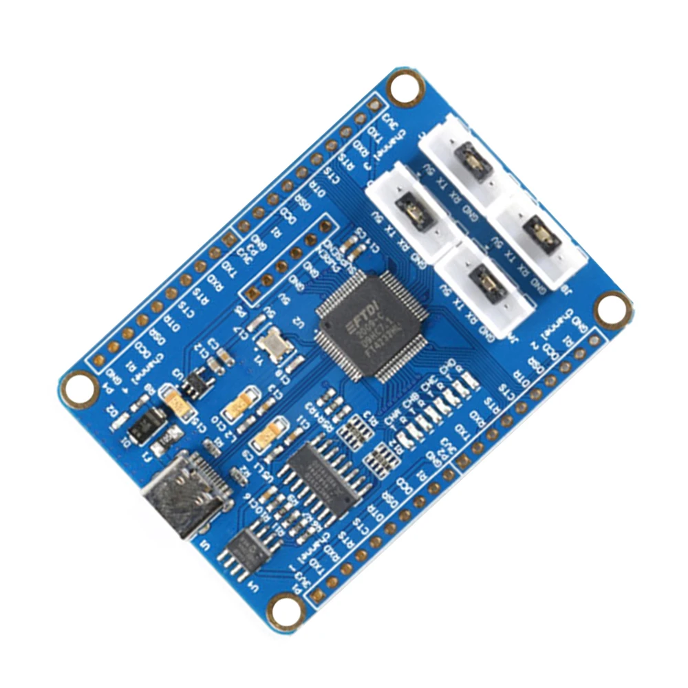 USB to 4채널 TTL 시리얼 컨버터 (원칩 FT4232HL)-USB to 멀티 시리얼 포트 5V 3.3V [ZTB60-001]
