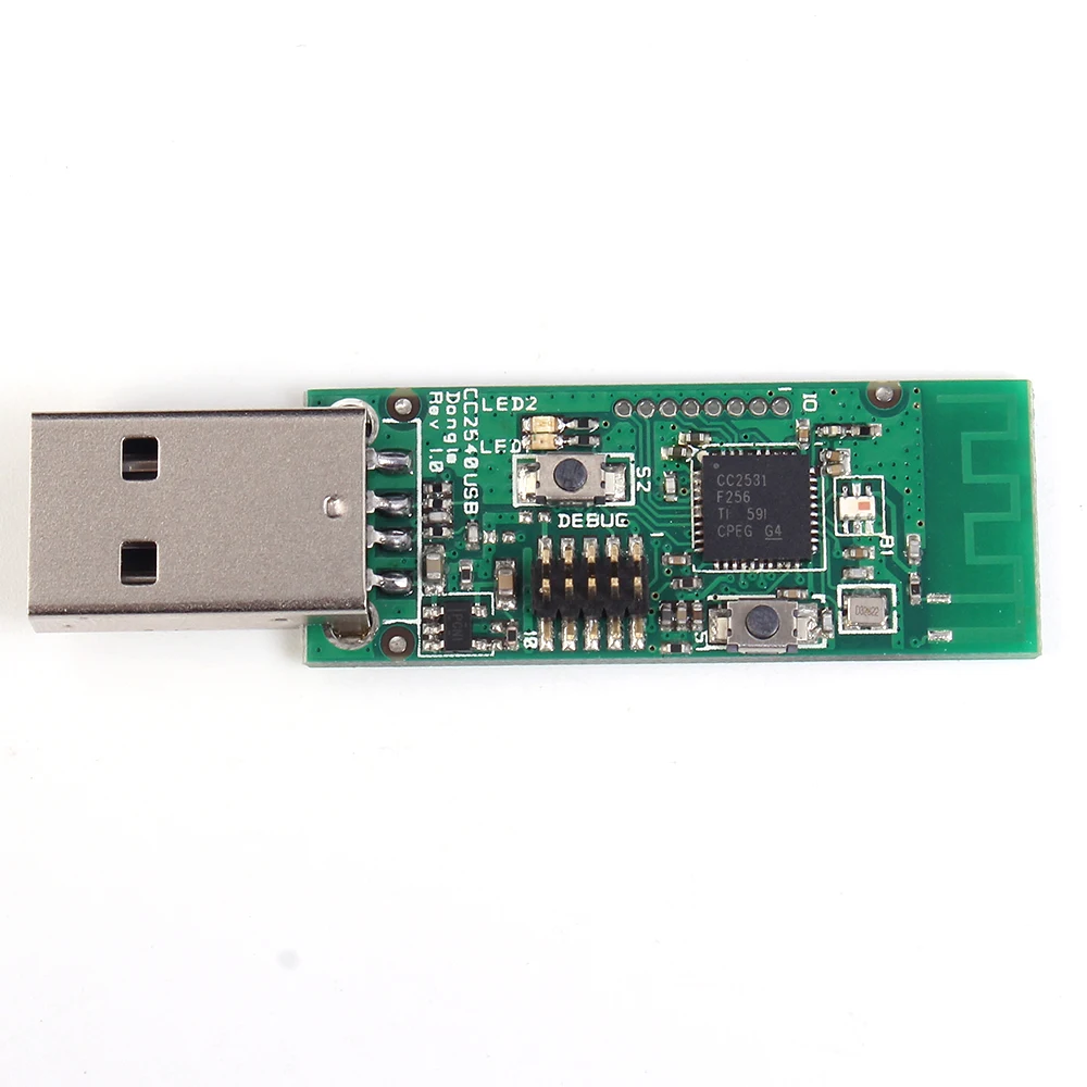 CC2531+안테나 블루투스 USB 동글 Zigbee 패킷 분석기 및 개발 도구 [ZTF113-010]