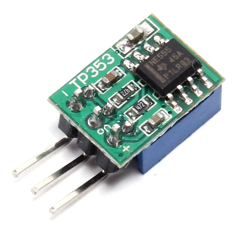 TP353 사각파 출력 NE555 모듈 발진기 가변 주파수 펄스 발생기 신호원 0.5Hz-70Hz DC 5-15V [ZTX101-177]