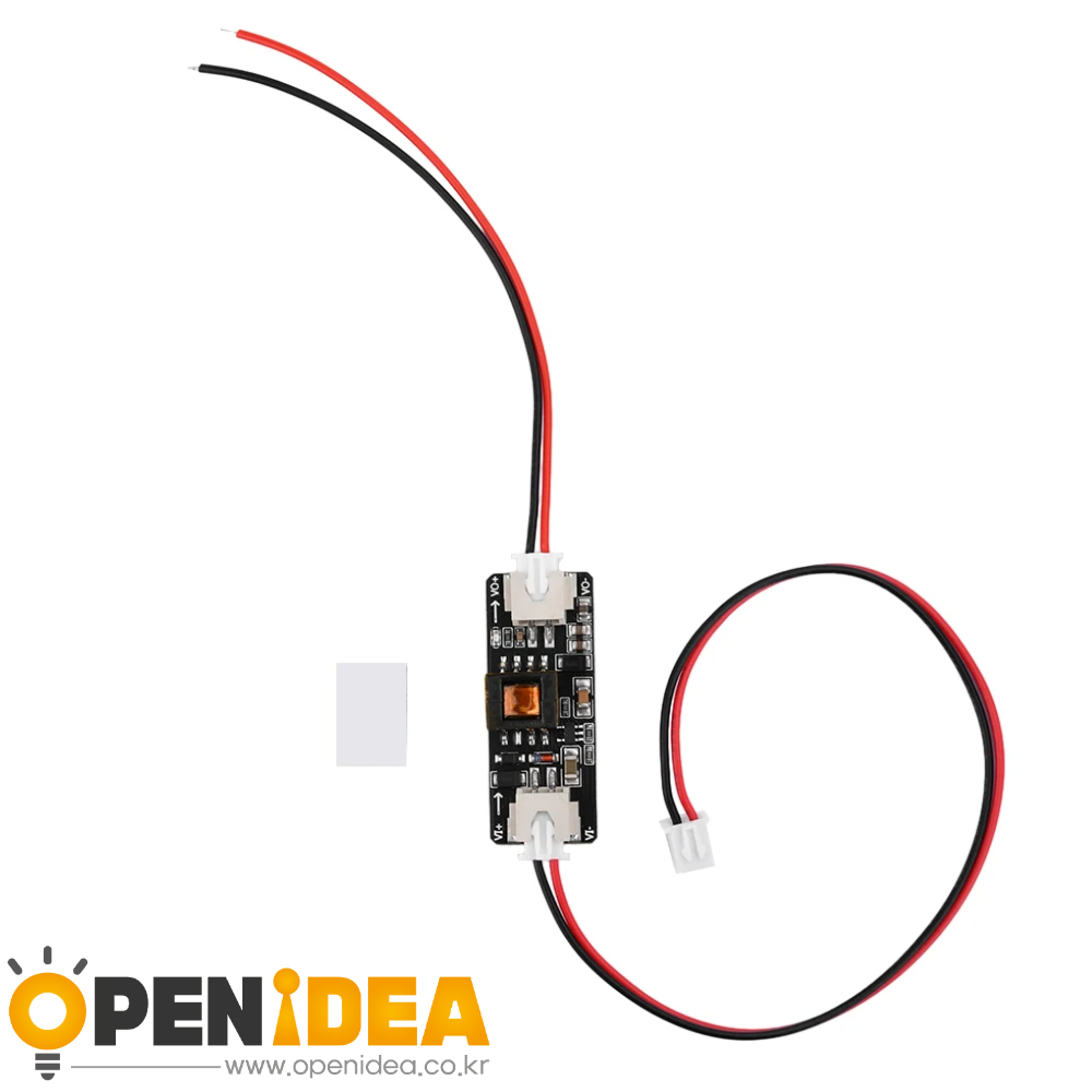 DC-DC 절연 전원 모듈 XH2.54 와이어링 단자 케이블 DC5-36V-DC12V 5W [ZTA179-219]