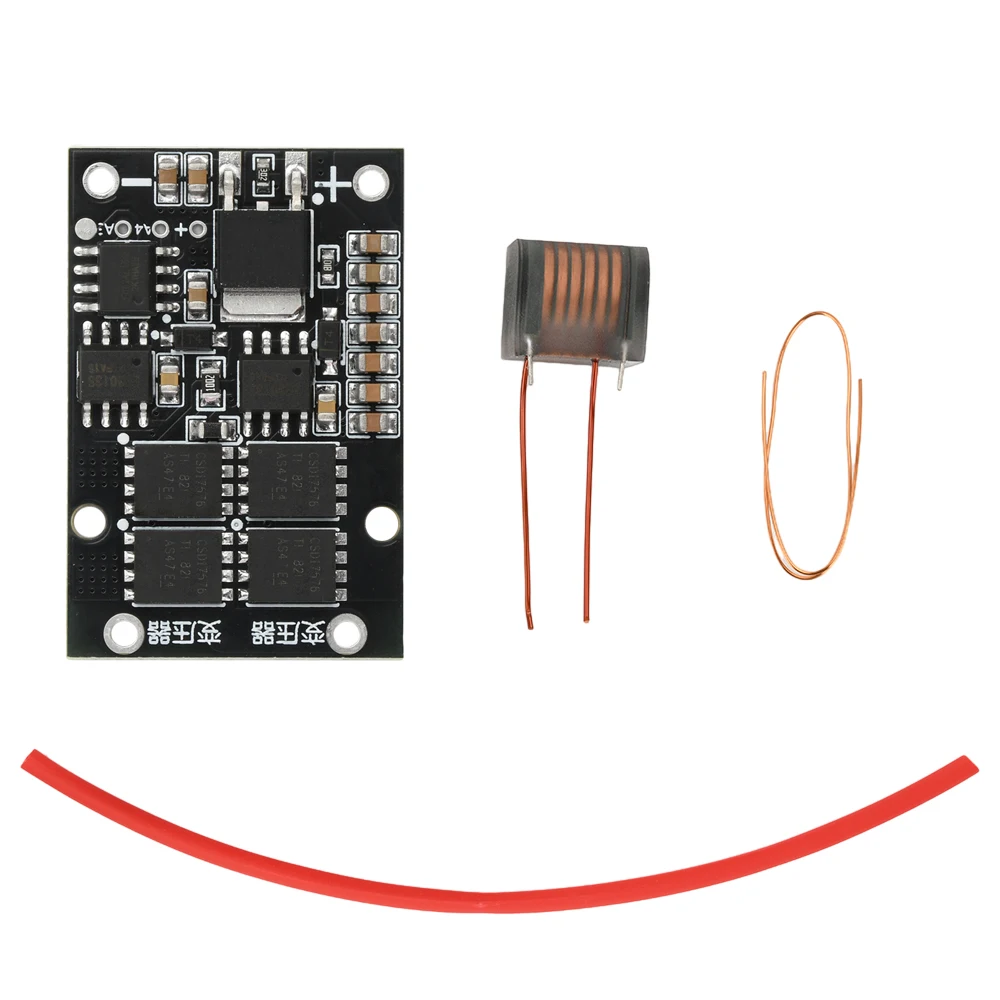 고전압 아크 점화기 모듈 DC 6-15V 변환기-AC 10KV-25KV 70W 발전기 인버터 부스트 스텝 업 DIY 키트 코어 변압기 [ZTH83-025]