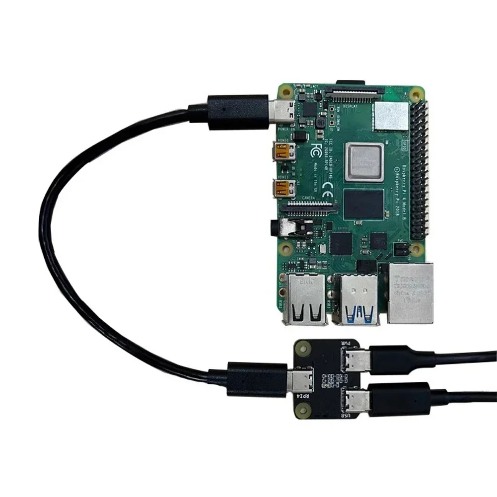 Type-C 인터페이스 전원 분배기는 Raspberry Pi 4 USB 1-2 모듈에 적합합니다 [ZTA179-285]